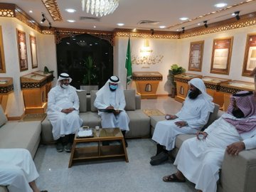 زيارة رئيس هيئة الأمر بالمعروف والنهي عن المنكر بمحافظة عنيزة الشيخ عثمان الحليسان